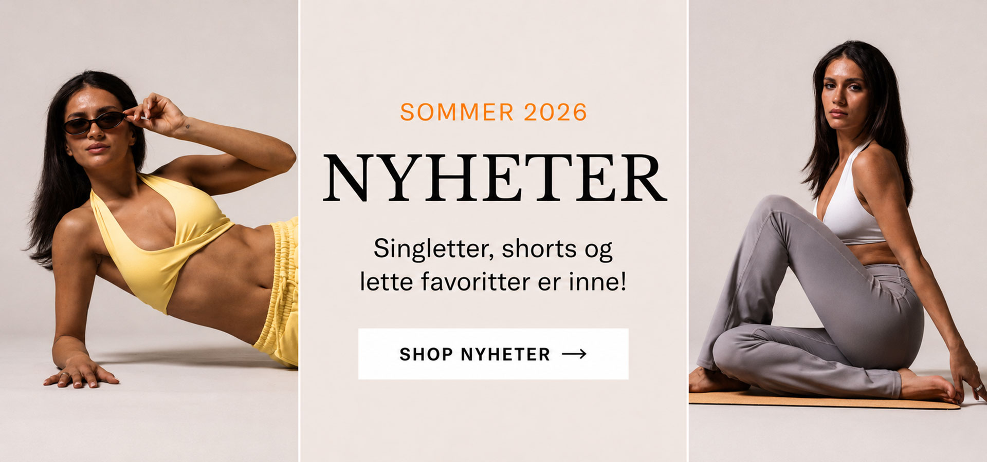 NYHETER sommer 2026 – Signletter, shorts og lette favoritter er inne! Shop nyheter her.