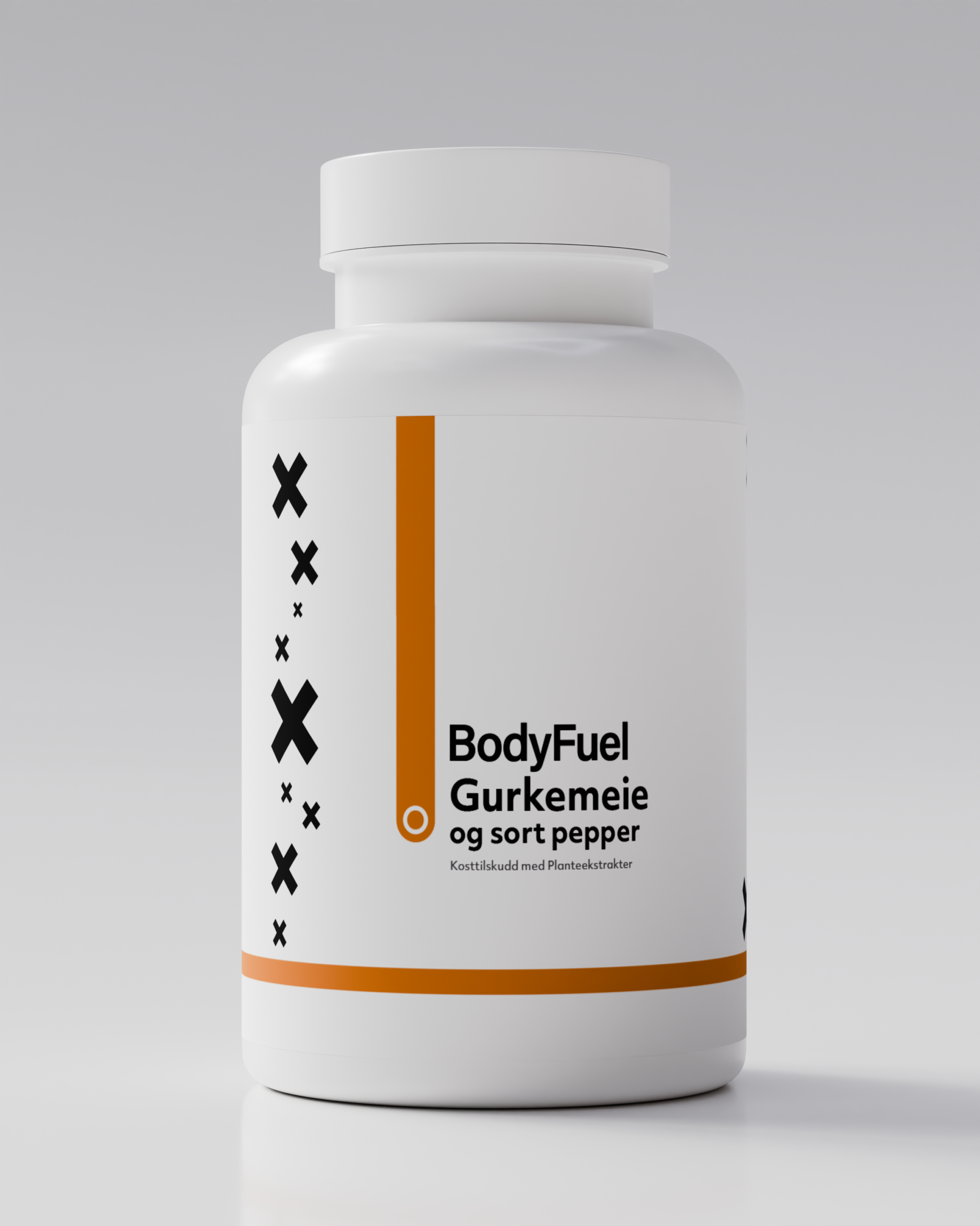 Bodyfuel Gurkemeie + Sort pepper 90x200mg