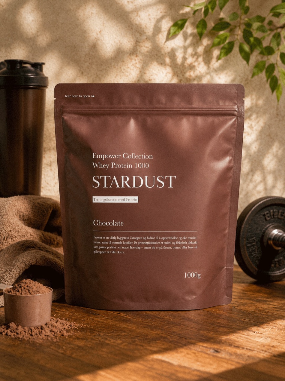 Stardust Empower Collection

Stardust Empower Collection er myseprotein skapt for deg som vet at det å ta vare på seg selv starter innenfra.