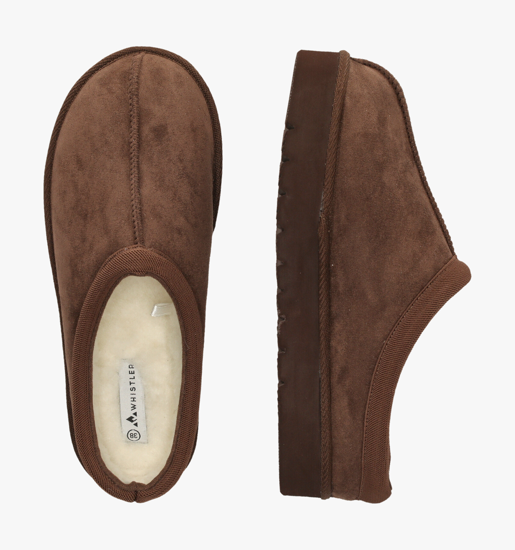 W2543355045722jpg Acelo W Warm Slipper Chocolate Brown